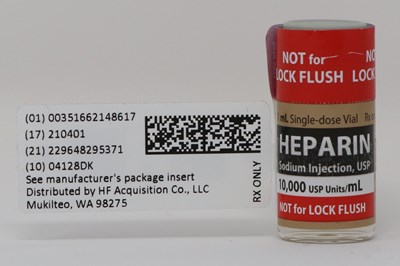 SERIALIZED VIAL LABELING - Serialized Vial